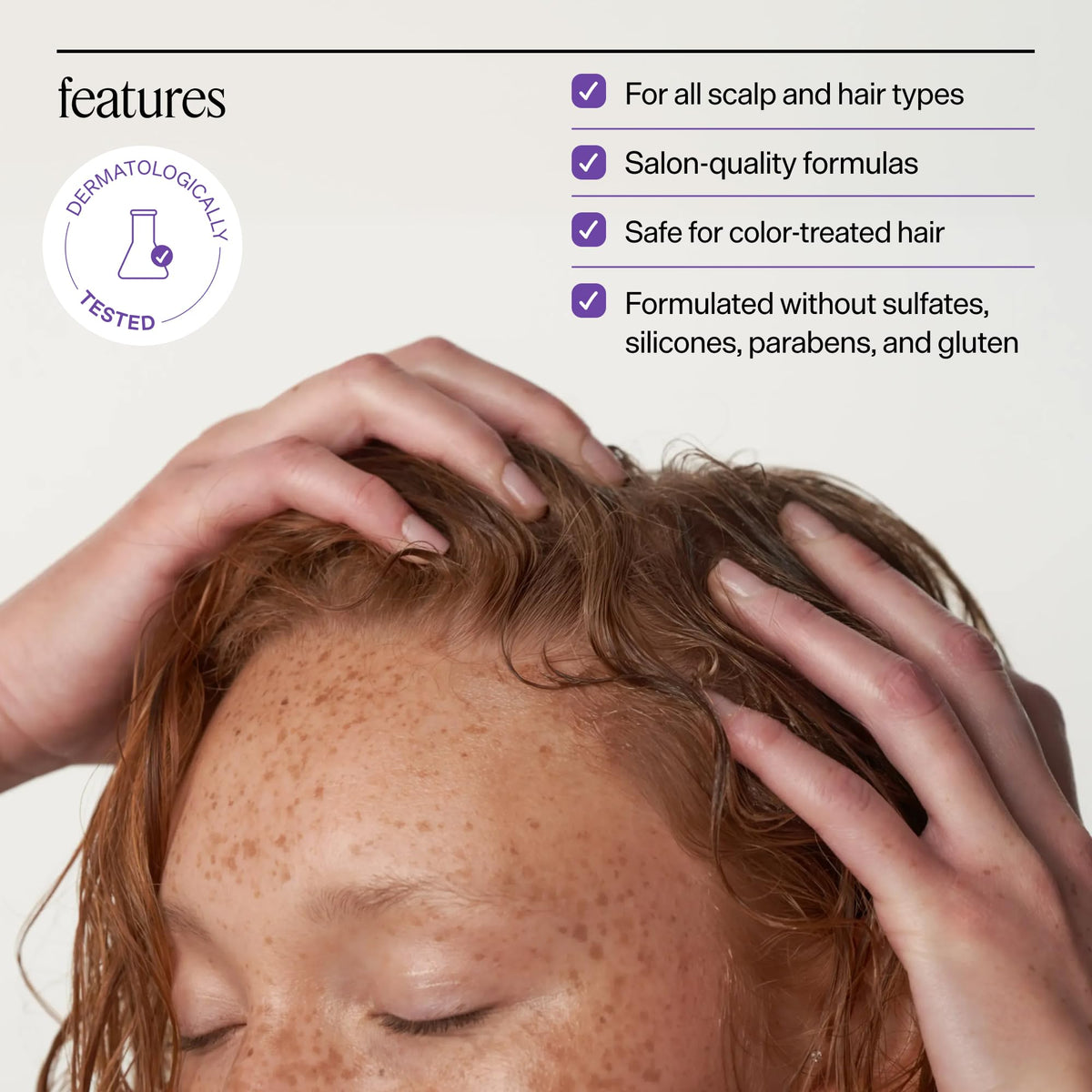 Dr. Groot rosemary and biotin ingredients staged to show natural-strengthening benefit