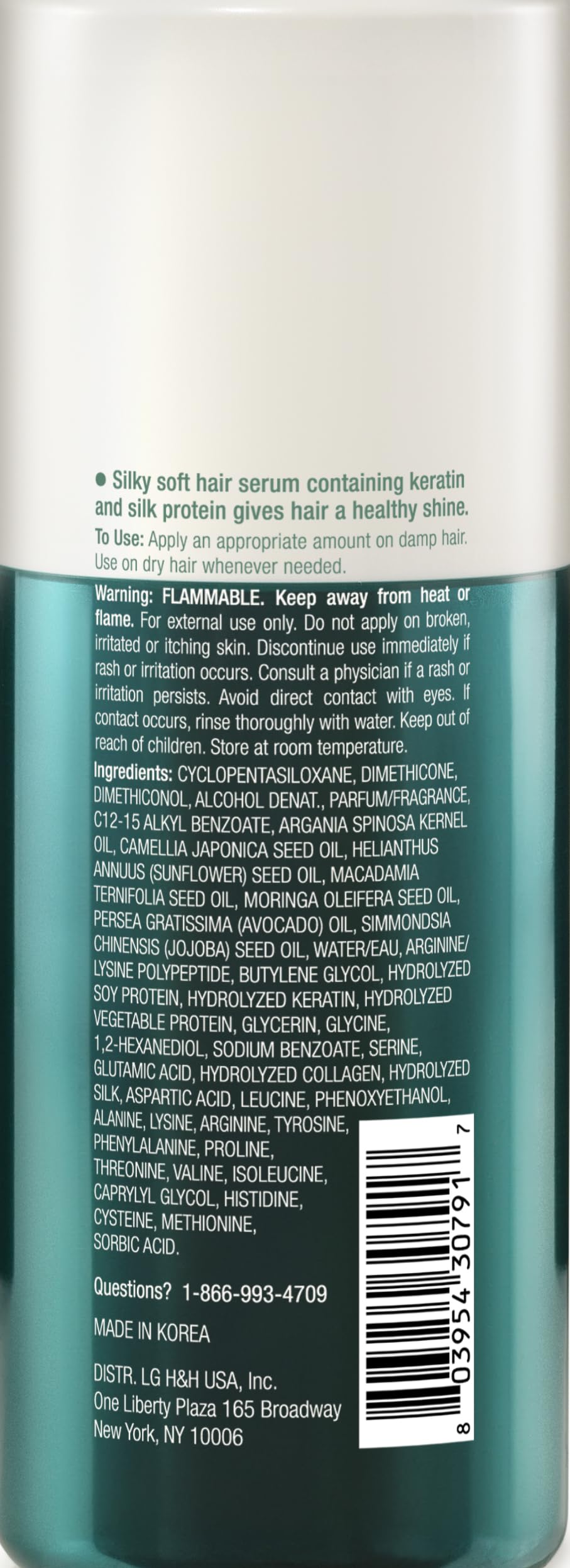 Dr. Groot bottle held in hand for scale highlighting compact professional-size convenience