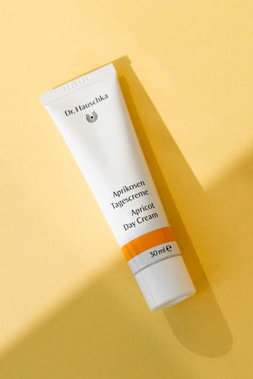 Dr. Hauschka open jar top shot revealing cream consistency and easy application benefit