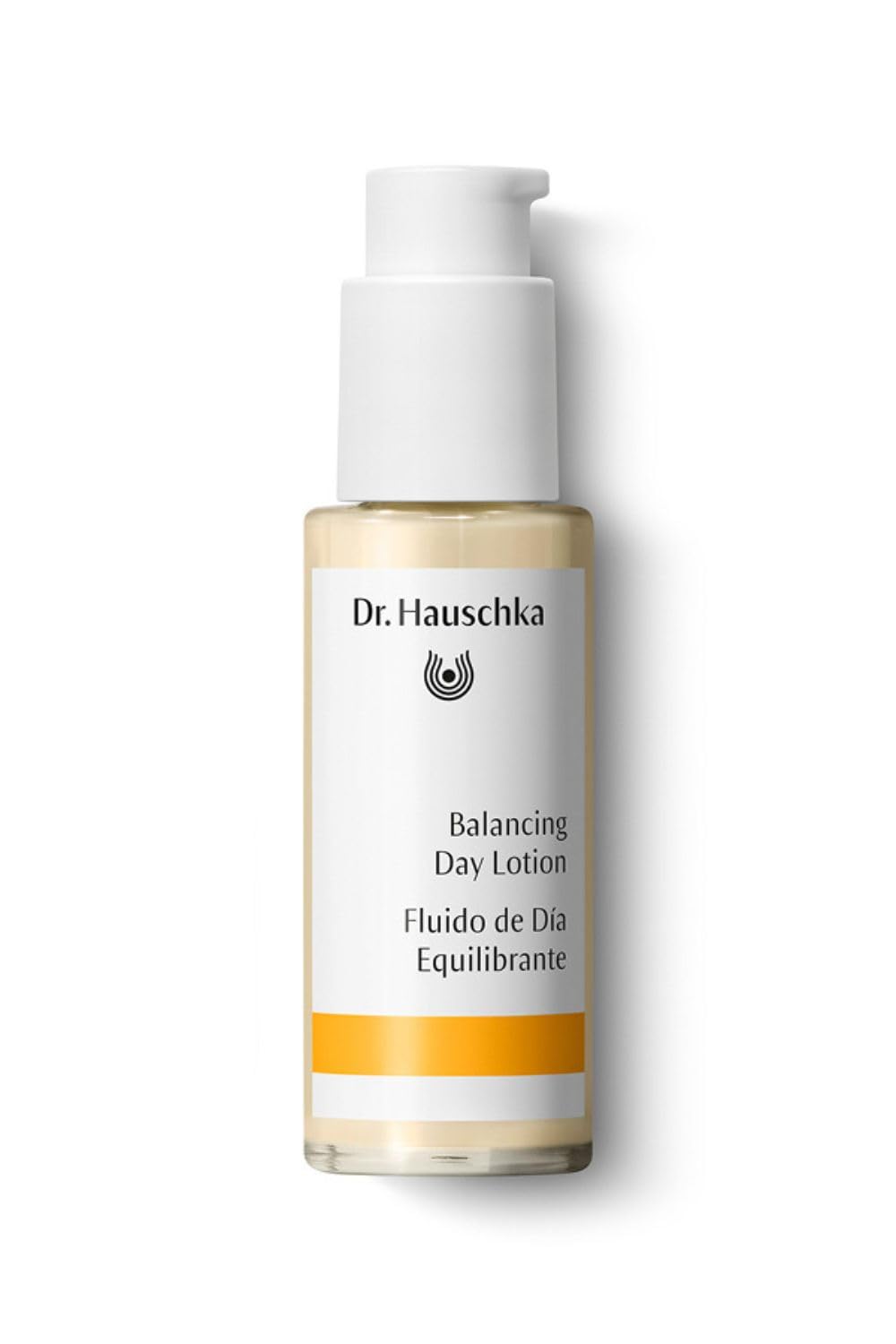 Dr. Hauschka Balancing Day Lotion front packaging showing bottle and label benefit