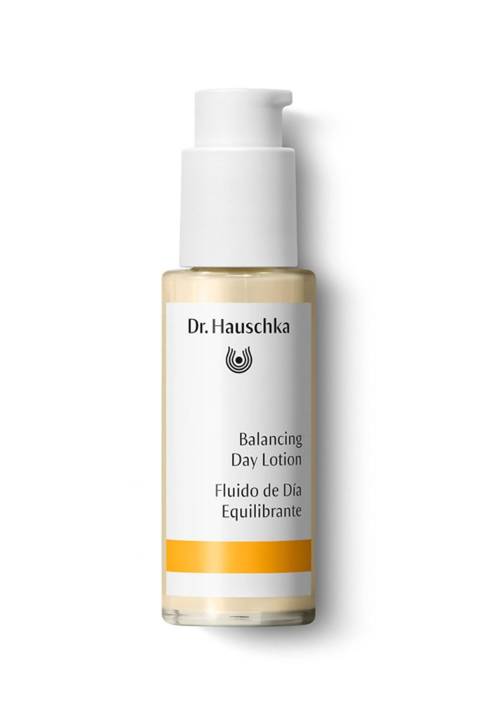 Dr. Hauschka Balancing Day Lotion front packaging showing bottle and label benefit