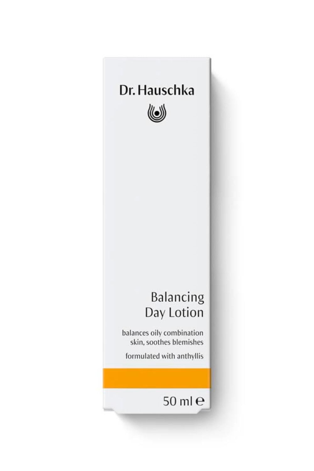 Dr. Hauschka pump dispenser close-up demonstrating hygienic easy application
