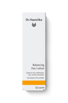 Dr. Hauschka pump dispenser close-up demonstrating hygienic easy application
