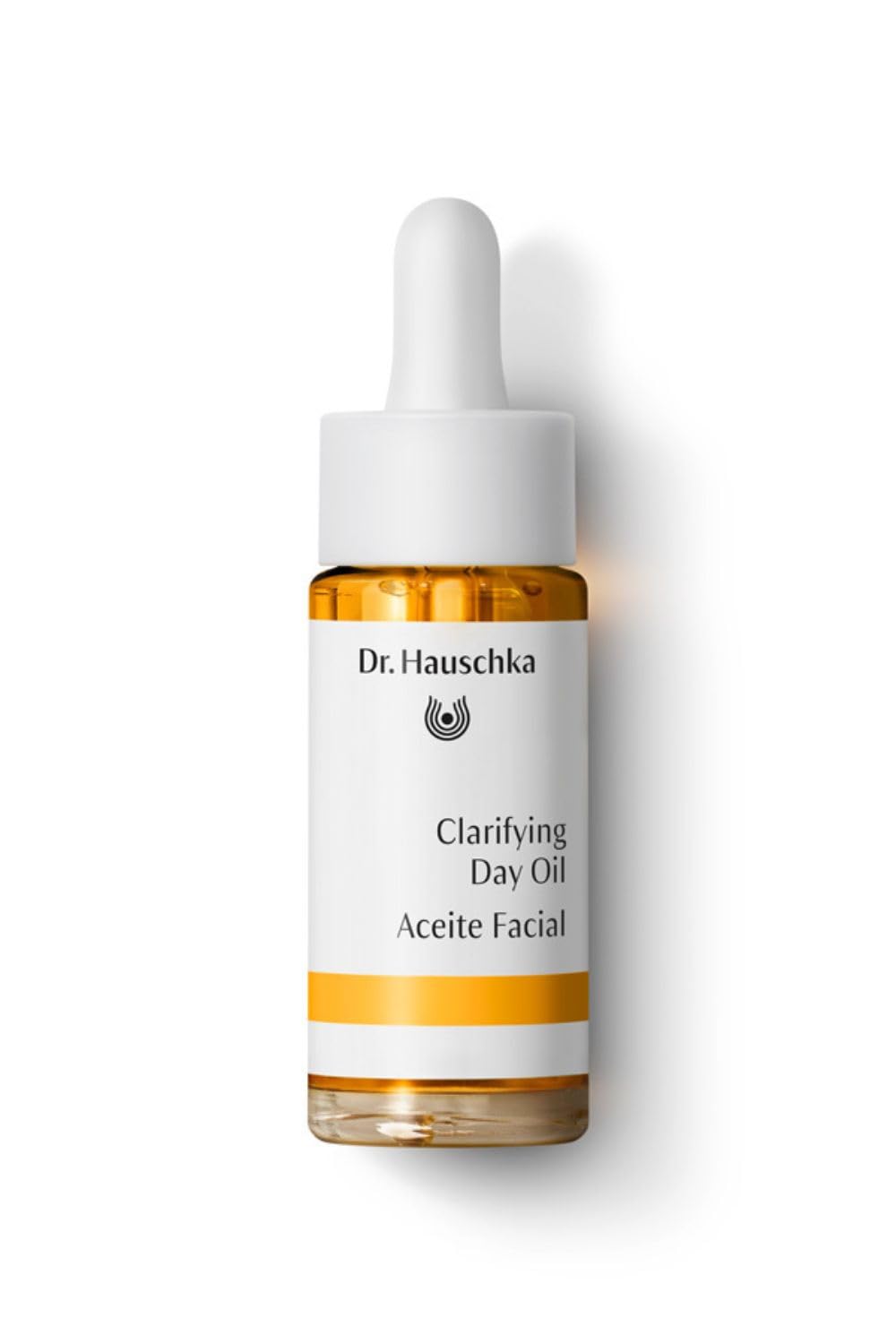 Dr. Hauschka bottle front view showing sleek packaging and size benefit