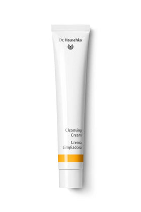 Dr. Hauschka tube front view showing clean packaging and gentle cleansing benefit