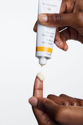 Dr. Hauschka close-up of dispensing pump for precise application