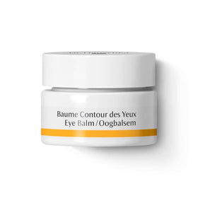 Dr. Hauschka eye balm front jar showing packaging and compact size for travel