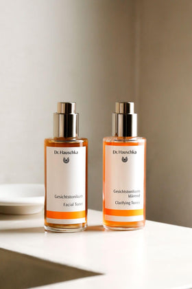 Dr. Hauschka botanical ingredients close-up showcasing natural balance