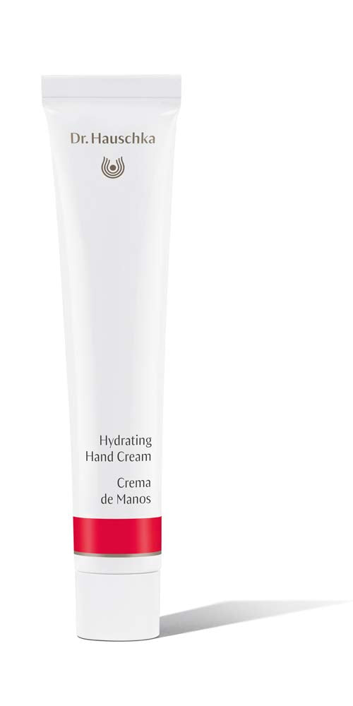 Dr. Hauschka tube front view showing hydrating texture and quick-absorbing benefit