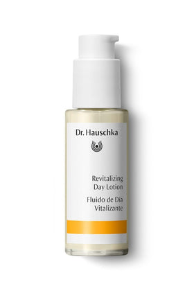 Dr. Hauschka front packaging showing bottle and brand for authentic purchase
