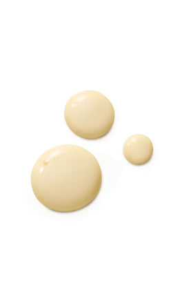 Dr. Hauschka lotion used as a makeup base showing even skin finish
