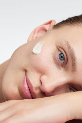 Dr. Hauschka applied to neck and decollete for gentle hydration