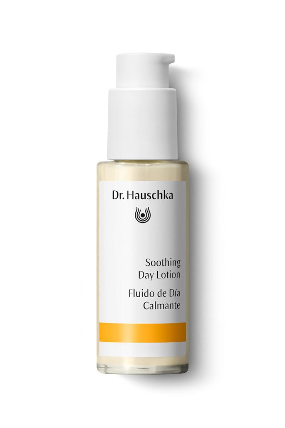 Dr. Hauschka front packaging shows bottle and label for calm skin benefits