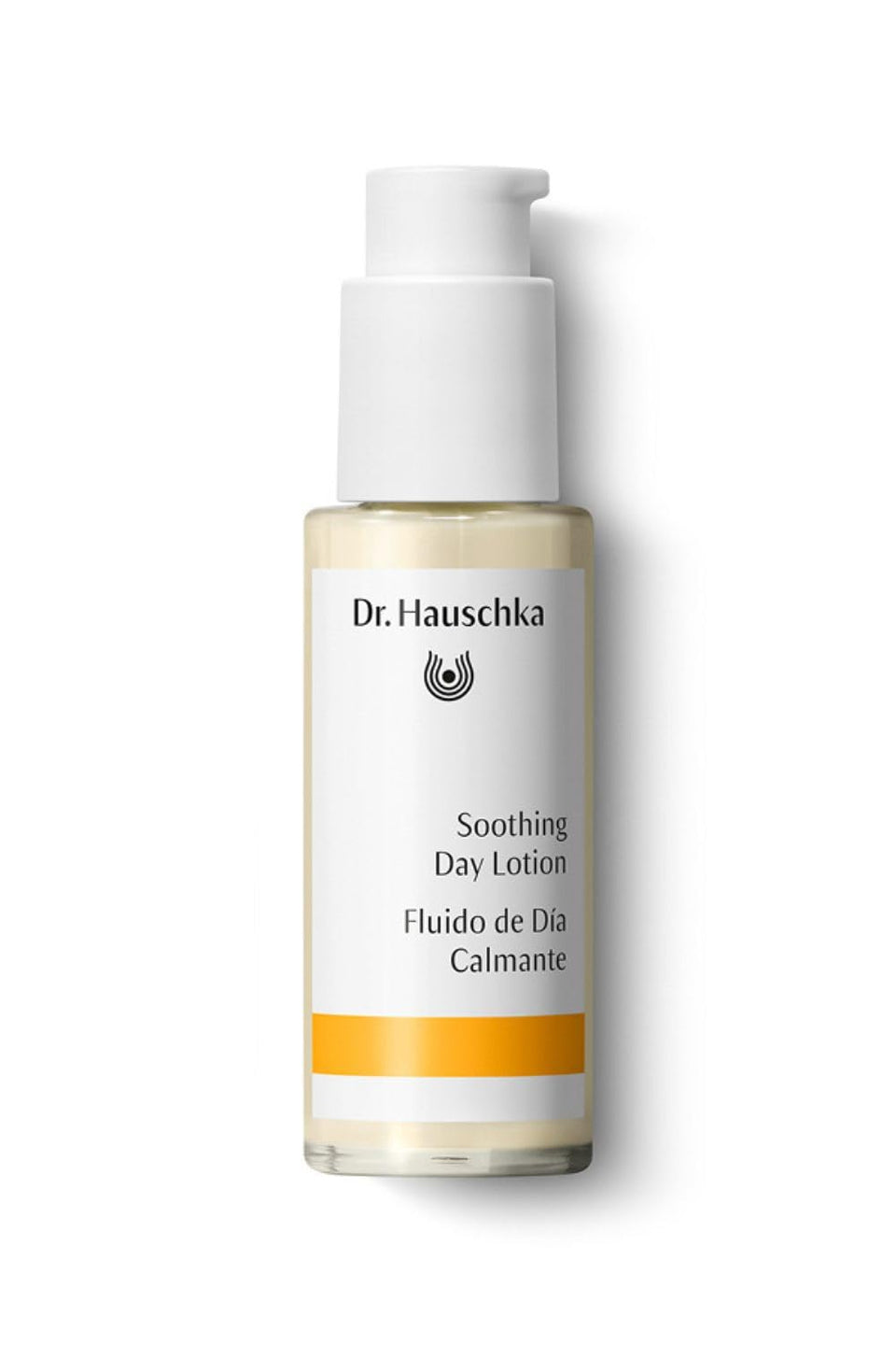 Dr. Hauschka front packaging shows bottle and label for calm skin benefits
