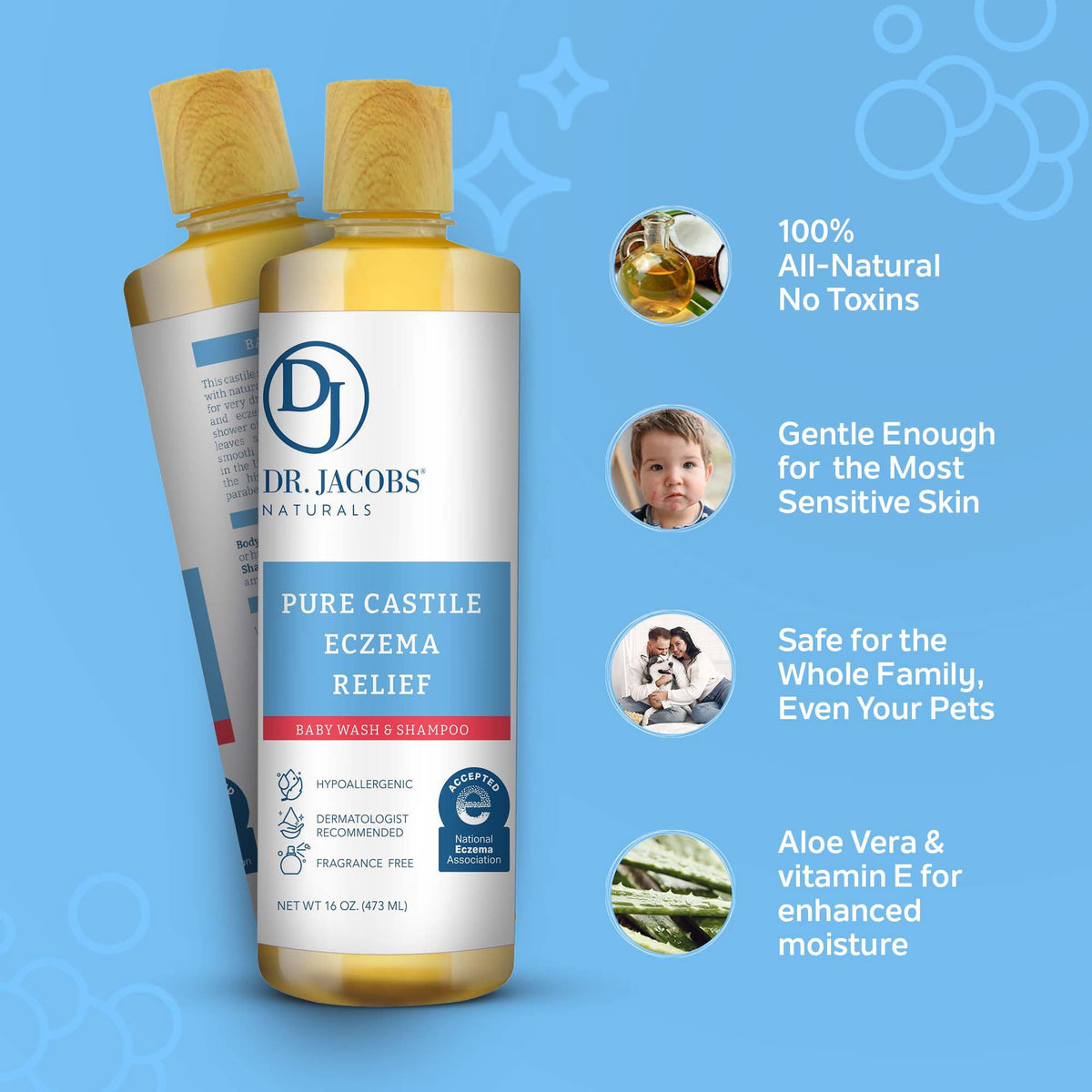 DR.JACOBS NATURALS label detail highlighting ingredients and certifications benefit informed purchasing