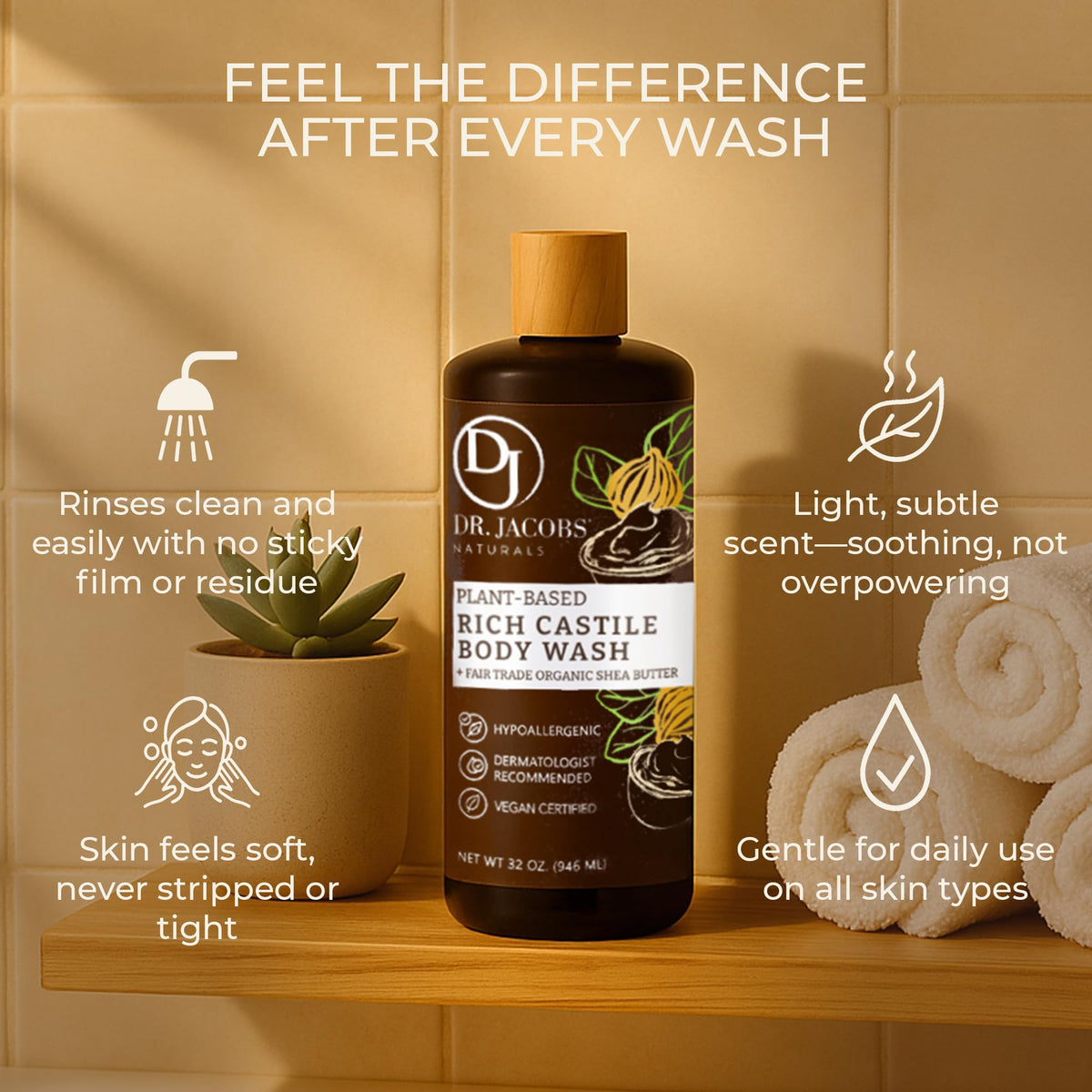 Dr. Jacobs Naturals label ingredients closeup highlighting plant-based transparency