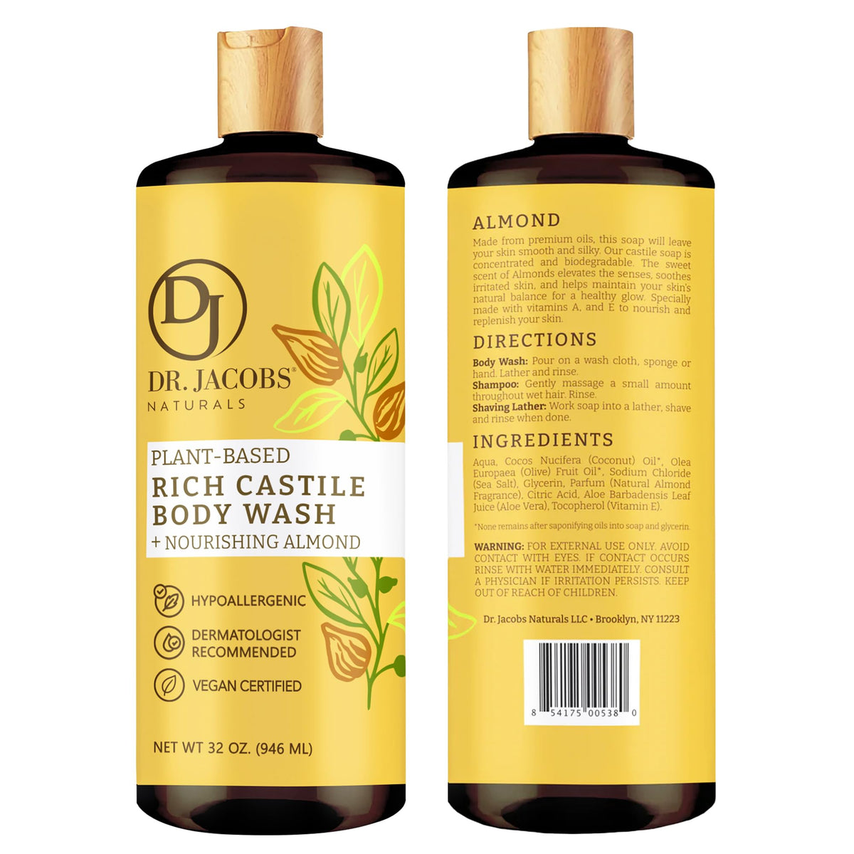 Dr. Jacobs Naturals pump close-up demonstrating easy dispensing and controlled use
