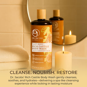 Dr. Jacobs Naturals back packaging showing directions and product details benefit