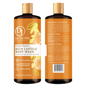 Dr. Jacobs Naturals label close-up highlighting ingredients and transparency