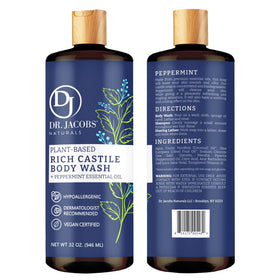 DR.JACOBS NATURALS pump dispenser detail for easy, mess-free dispensing benefit