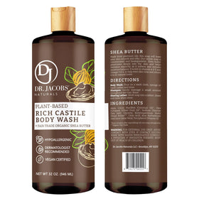 Dr. Jacobs Naturals pump dispenser closeup for easy one-hand use benefit