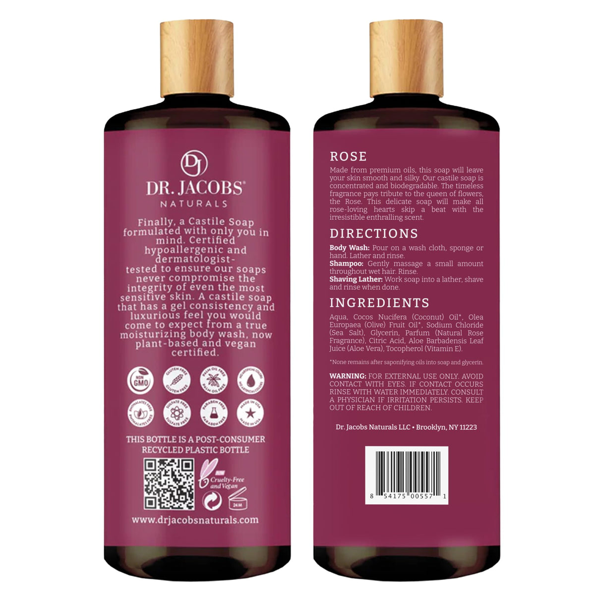 Dr. Jacobs Naturals pump close-up for easy dispensing and control