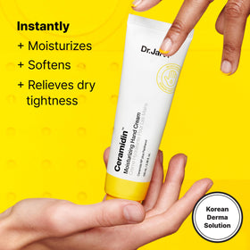 Dr.Jart+ cream texture close-up demonstrating silky, fast-absorbing hydration