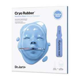 Dr.Jart+ front packaging showing travel-size single pack and clear branding benefits hydration