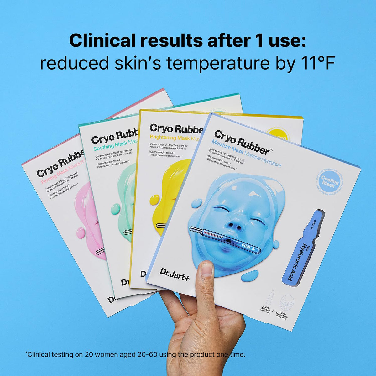 Dr.Jart+ pack next to passport illustrating travel-friendly hydration on the go