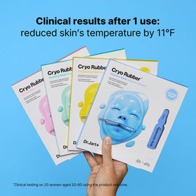 Dr.Jart+ pack next to passport illustrating travel-friendly hydration on the go