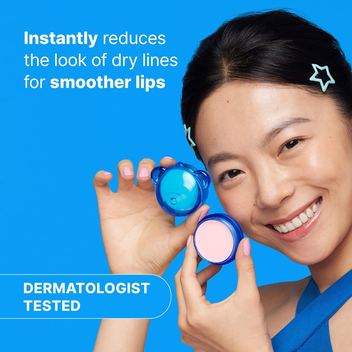 Dr.Jart+ jelly bear used as lip primer under lipstick for smoother application