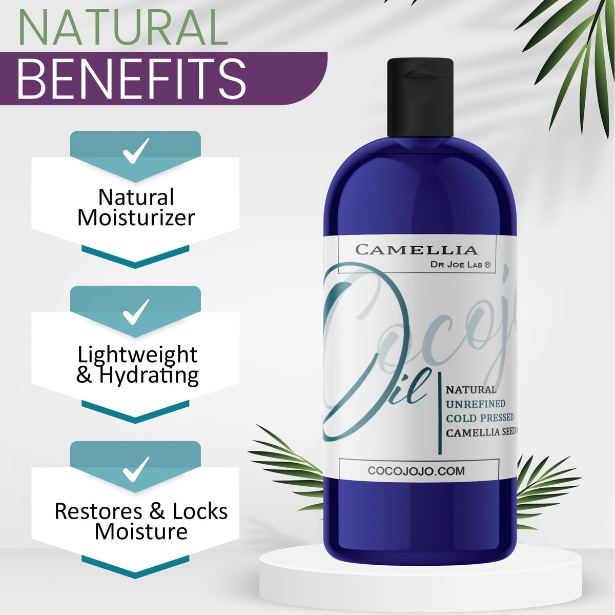 Dr Joe Lab oil applied to hand demonstrating fast hydration and soft skin