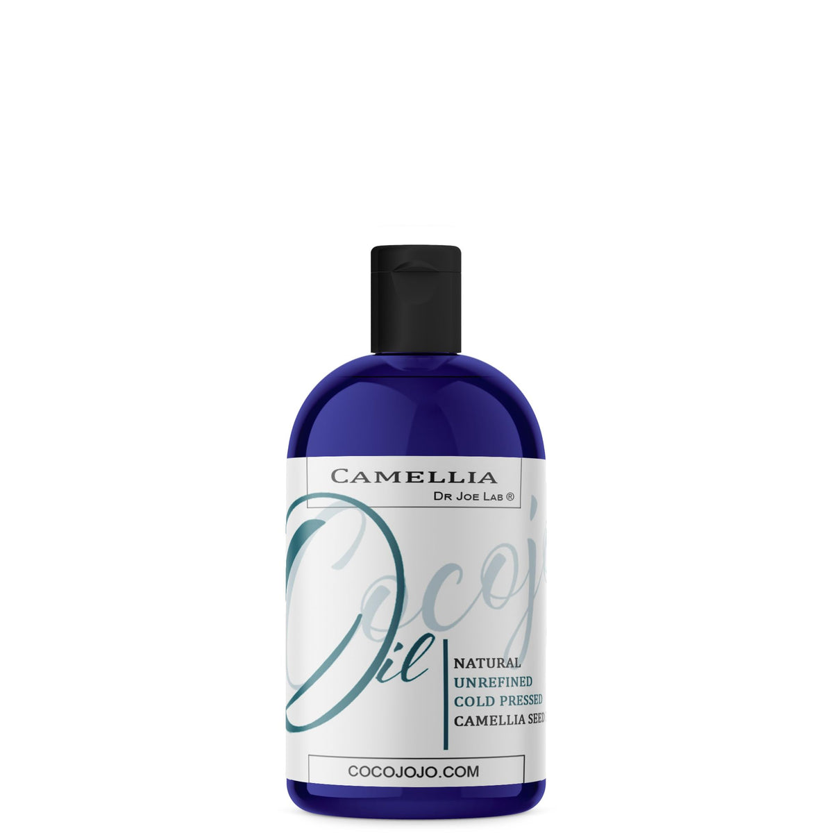 Dr Joe Lab front bottle view conveying pure cold-pressed oil benefits