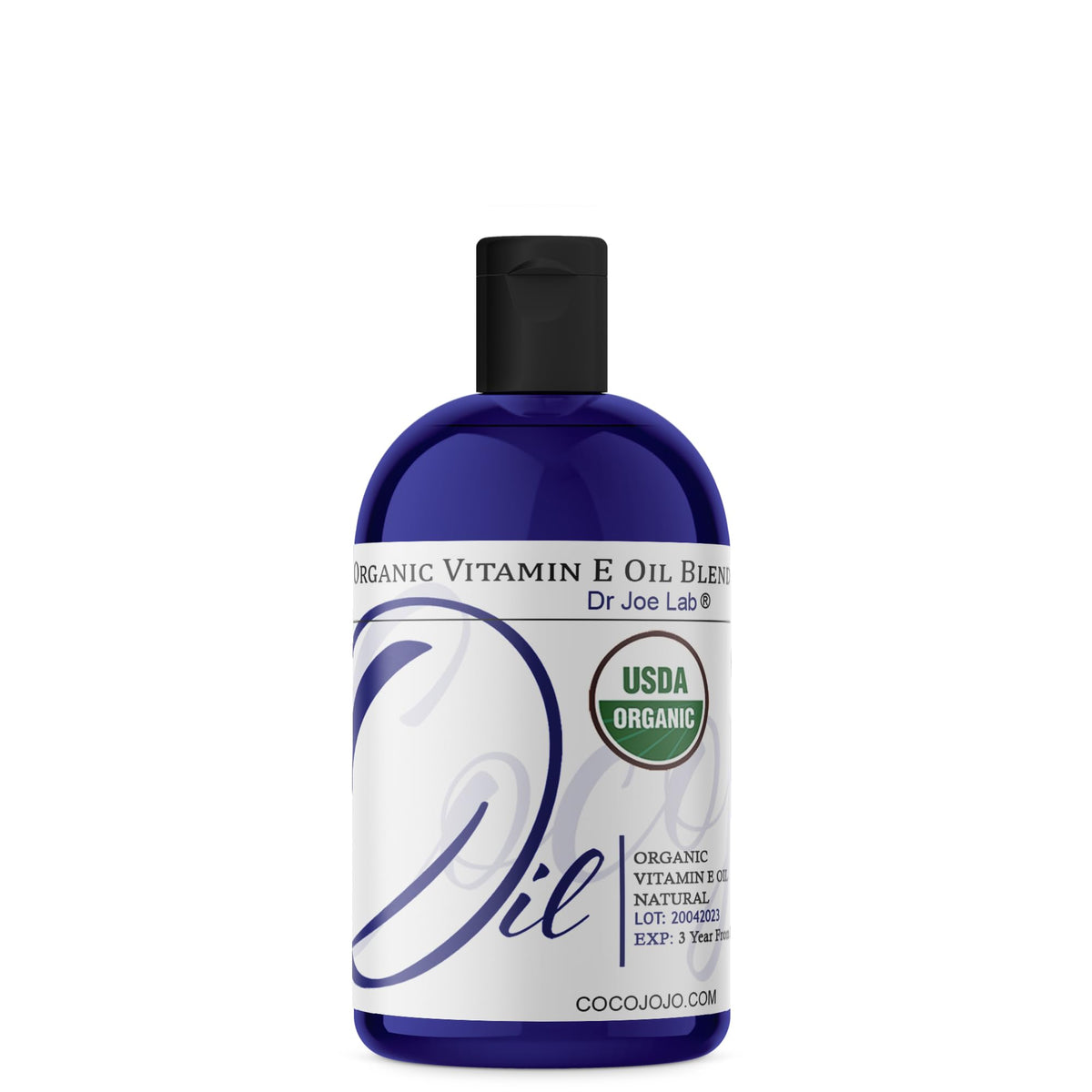 Dr Joe Lab front bottle showing clean packaging and guaranteed purity benefit