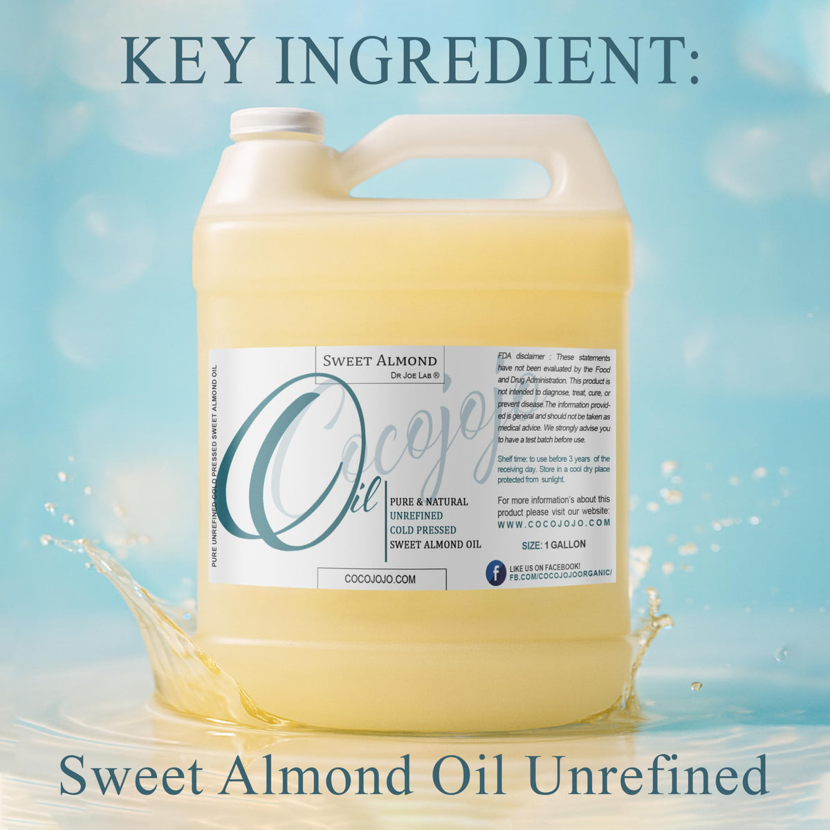 Dr Joe Lab oil pouring from spout closeup for easy dispensing benefit