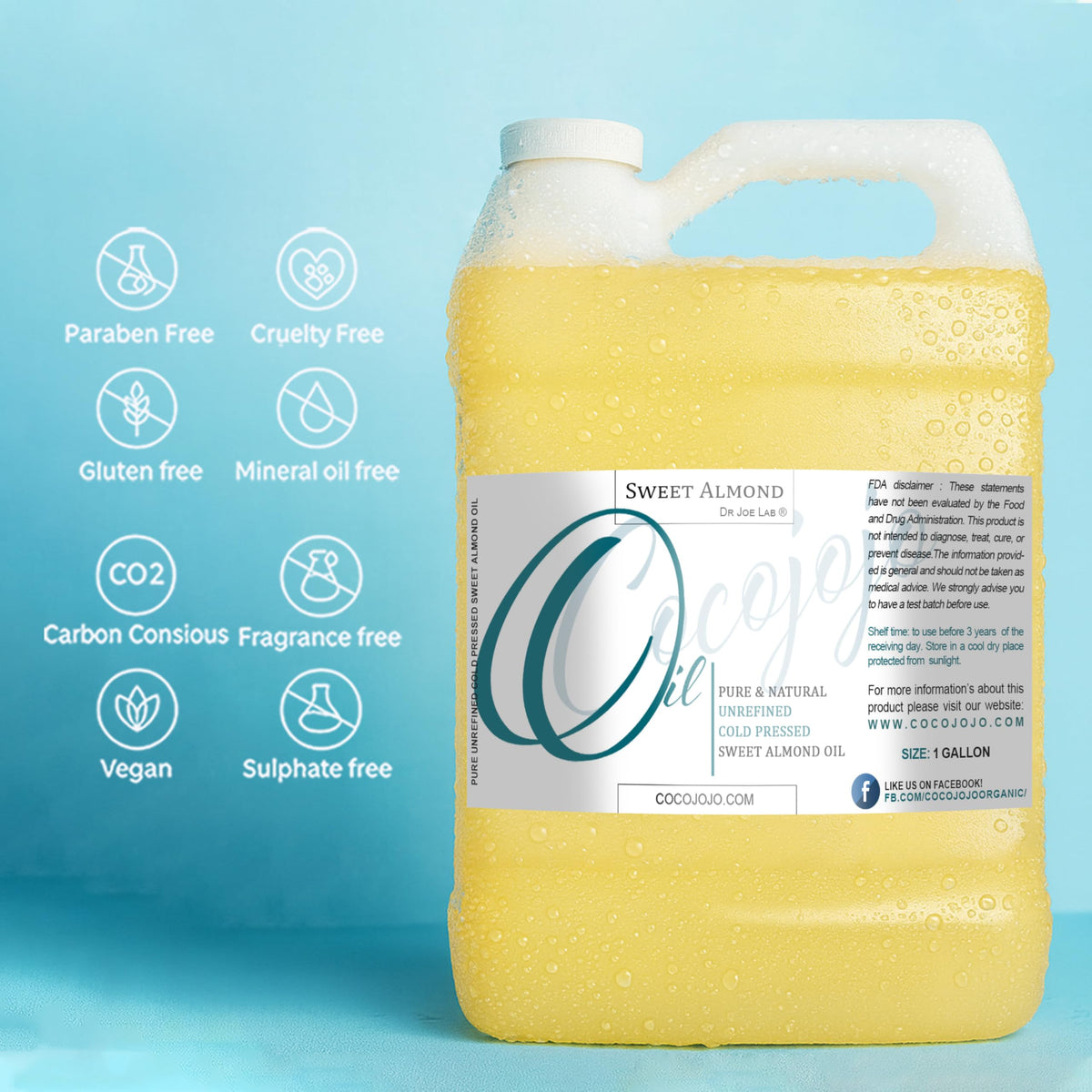 Dr Joe Lab gallon beside everyday items showing scale and value benefit