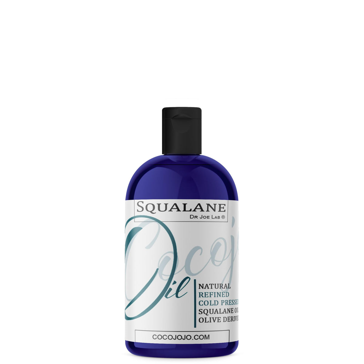 Dr Joe Lab front label on 8 oz bottle showing product name and purity benefits