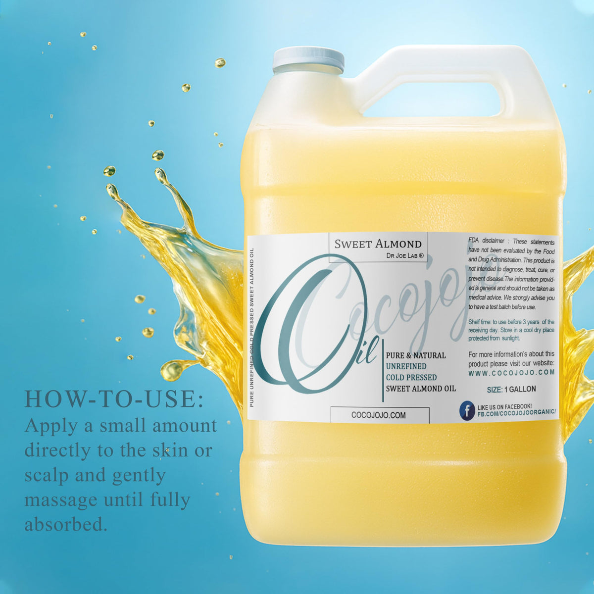 Dr Joe Lab oil drop on skin showing absorbency and hydration benefit