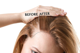 Dr Joe Lab vitamin E oil used on hair for improved shine