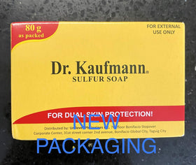 Dr. Kauffman soap bar close-up texture highlighting cleansing action
