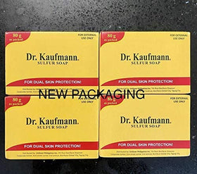 Dr. Kaufmann soap lather in hands demonstrating gentle foaming and easy rinse
