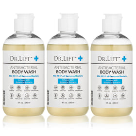 DR. LIFT three-pack front packaging showing label and size, clear product identity and convenience