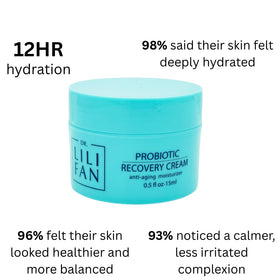Dr Lili Fan cream texture close-up showing rich emollient gel-cream for hydration