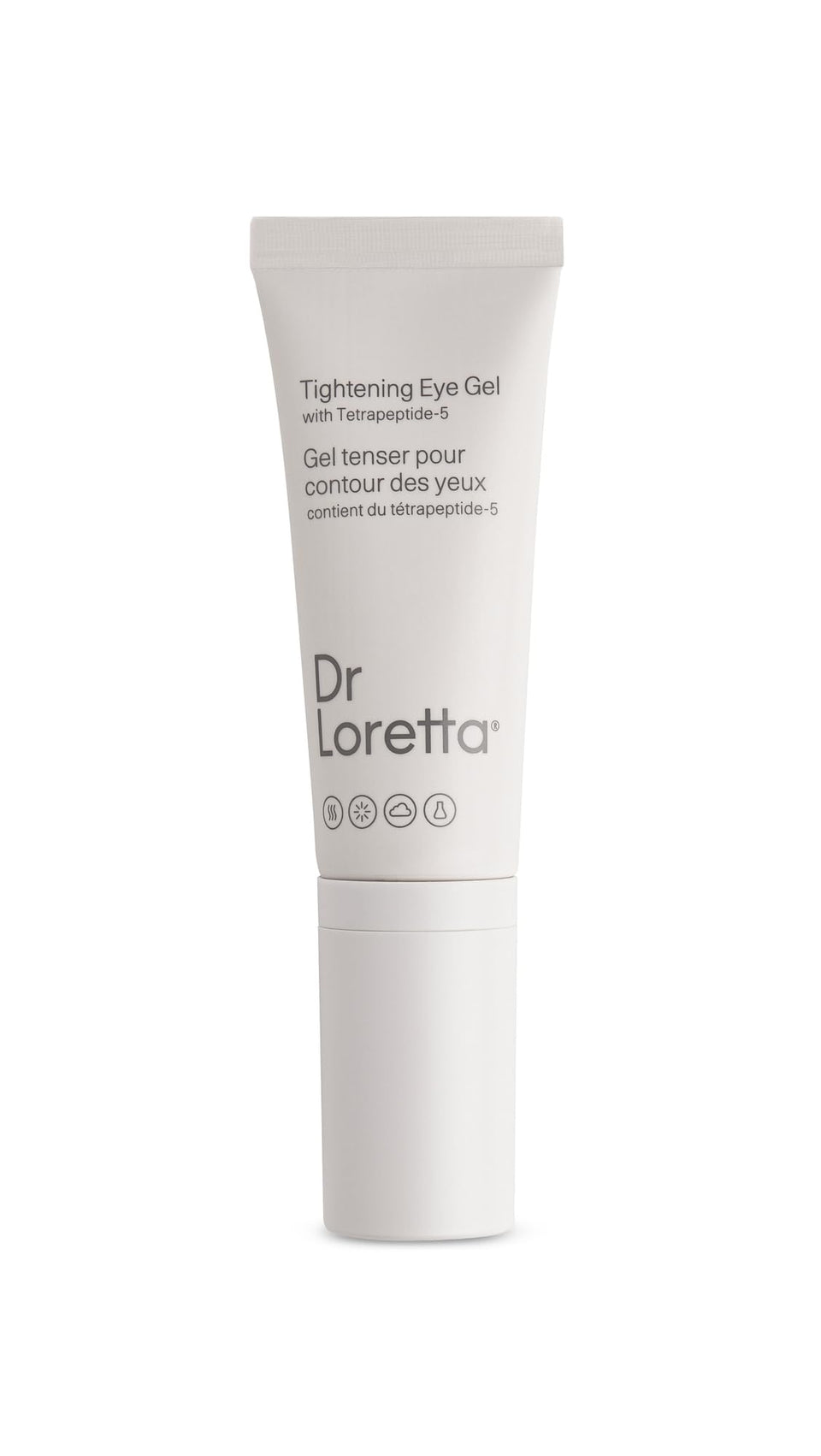 Dr. Loretta front packaging showing product name and clear gel benefit