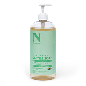 Dr. Natural front label on 32 oz bottle showing product name and eucalyptus benefit