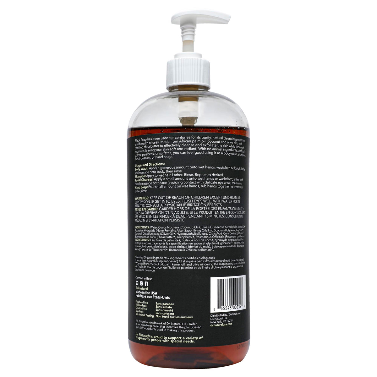 Dr. Natural in kitchen sink, versatile for handwashing benefits
