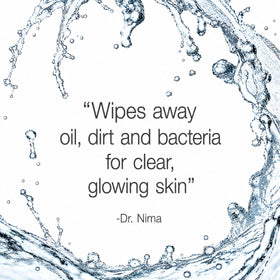 Dr. Nima's towel close-up texture highlighting soft bamboo fibers