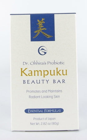 Essential Formulas Dr. Ohhira's front packaging showing three beauty bars and benefits