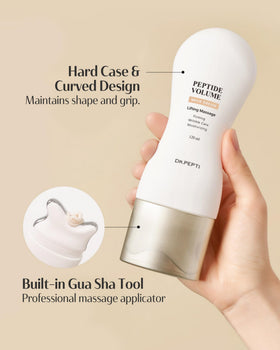 dr.pepti bottle in hand to show 4.2 fl oz size and value
