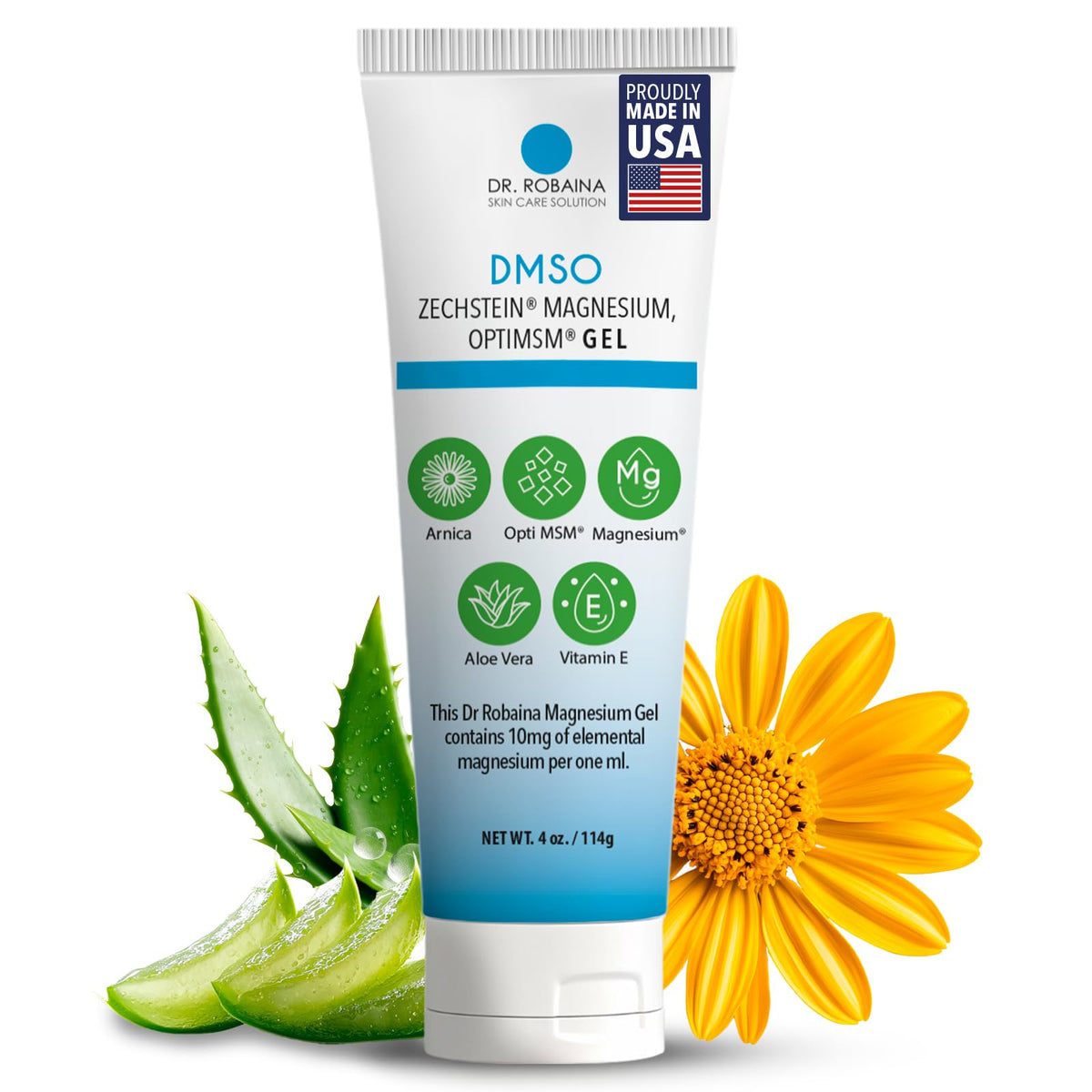 Dr. Robaina front packaging showing clean formula and branding benefit clarity